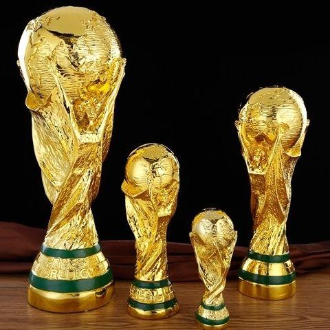 [拼团中]2022世界杯大力神杯奖杯跨境树脂工艺品足球颁奖摆件普通款: